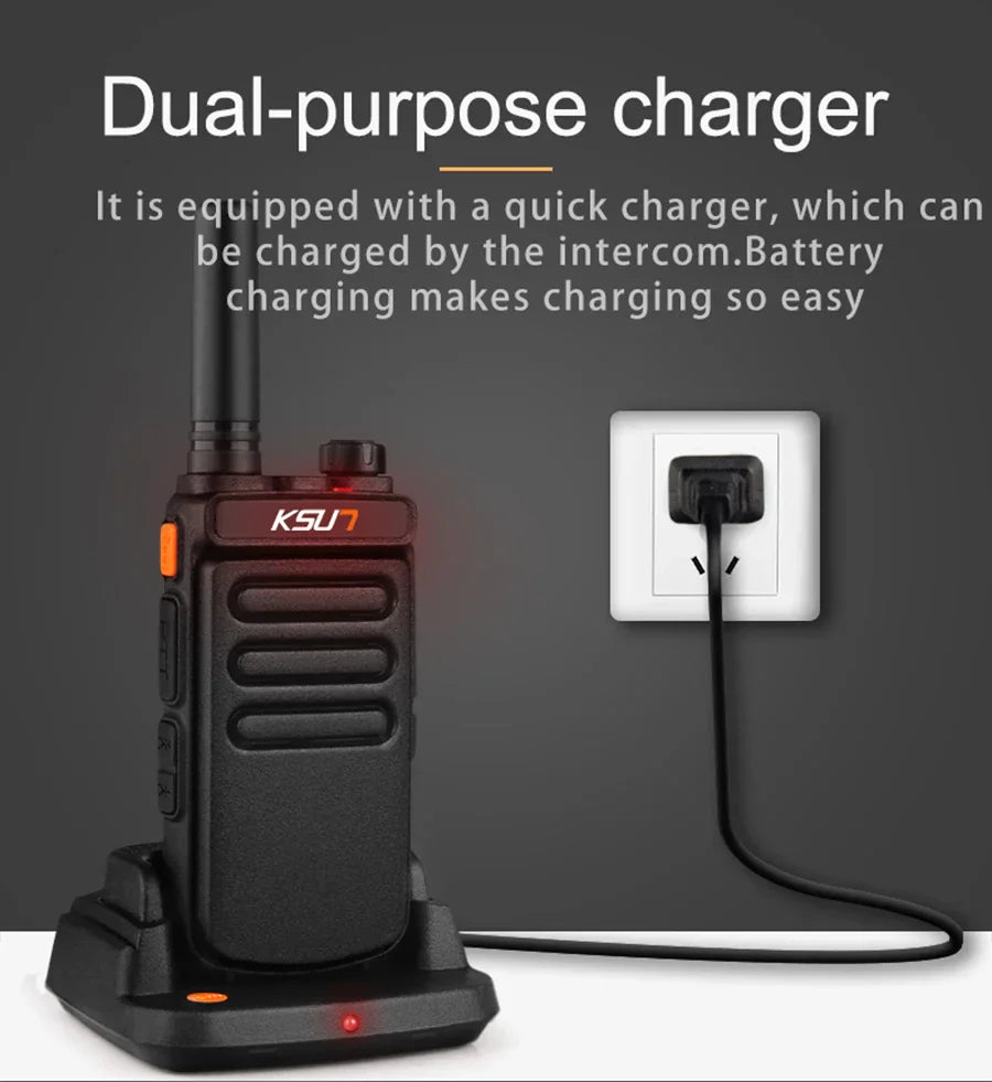 X65 Desk Charger Ksun Walkie Talkie Two Way