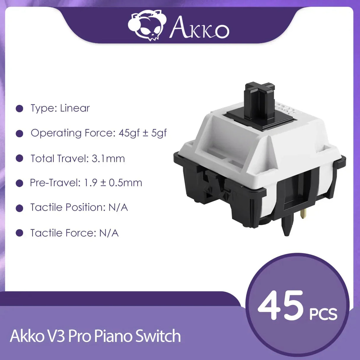 Akko V3 Pro Switches Tactile / Linear Switch