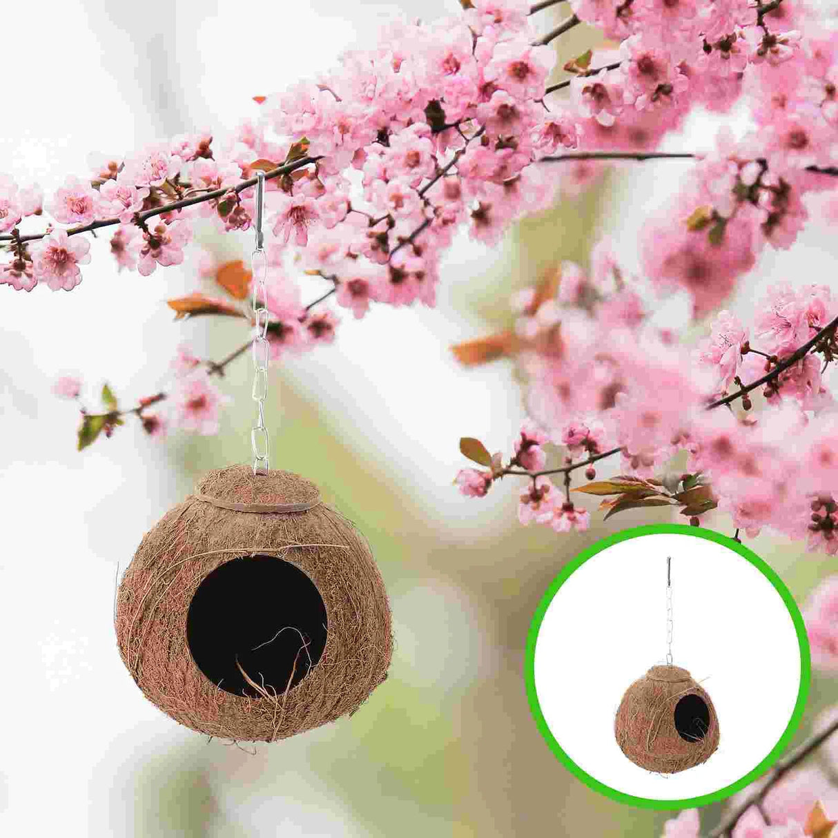 Coconut Shell Bird Nest Coco Birds House Parrots