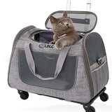 Outing Portable Breathable Puppy Carrier Pull Rod Box
