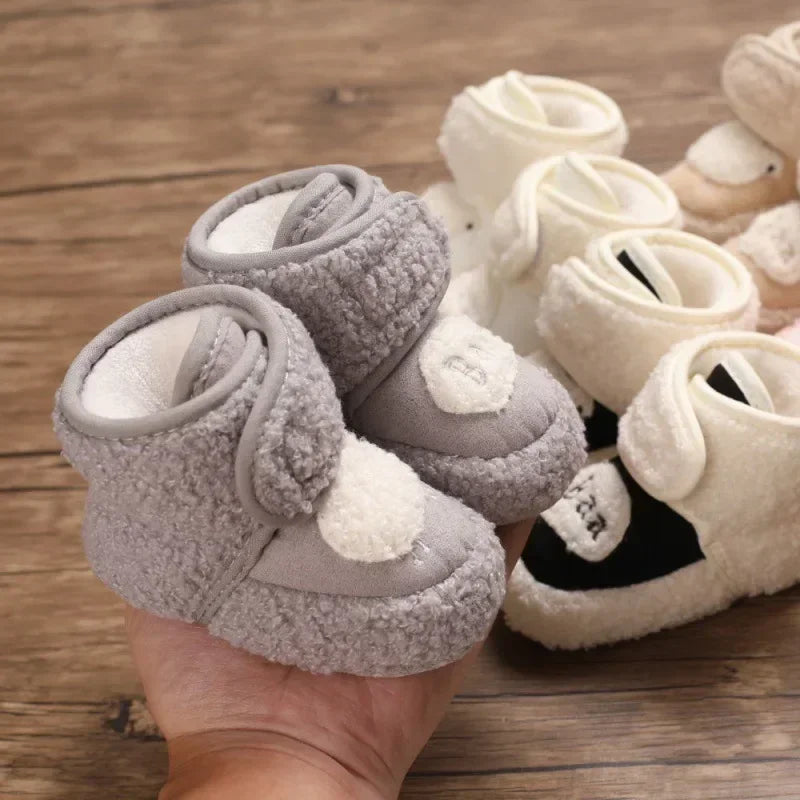 Warm Infant Toddler Crib Snow Boots Soft Comfortable