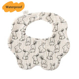 New Thickened 7 Layers Cotton Waterproof Baby Bibs