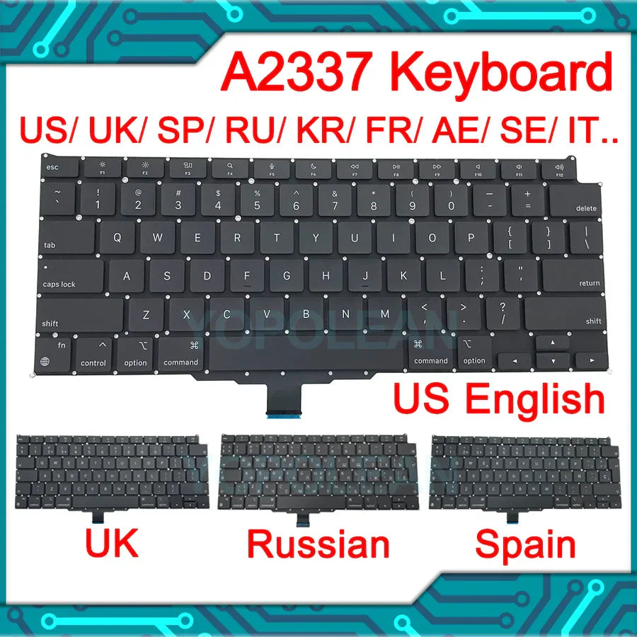 New Laptop A2337 Keyboard For Macbook Air 13"