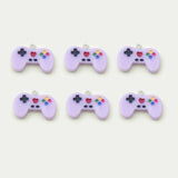 Randomly 610Pcs Colorful Resin Game Controller Charms Pendants