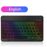 EMTRA Backlit Backlight Bluetooth Keyboard Mouse For IOS