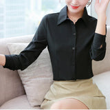 White Shirt Woman 6XL Plus Size Blouse Office