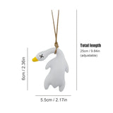Funny Swing Goose Roasted White Roast Duck Car