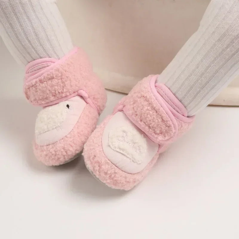 Warm Infant Toddler Crib Snow Boots Soft Comfortable