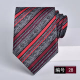 ties for men 2024 Luxury Wine Red Groom