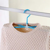 6Pcs/Set 8-Shaped Plastic Non-Slip Hanger Space Saving Clothes