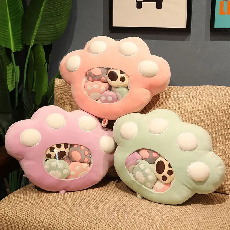 New Kawaii Animal Balls Pudding Candy Bag Pillow