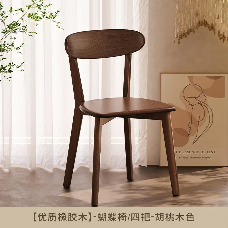 Solid Wood Backrest for Dining Chair Dining Table