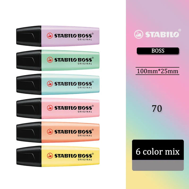 6/9/15 Colors STABILO Highlighters Drawing Pen Marker Pen