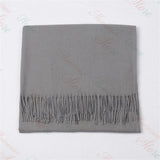 Personalised Embroidered Scarf with Initials or Name Wedding