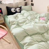 Nordic Sling Bed 150 Bedding Sets Stripes Duvet