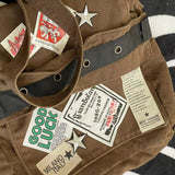 MBTI Vintage Y2k Messenger Bag for Women Canvas