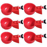 6Pcs Poultry Drinking Bowl Feeder Automatic Chicken Drinker