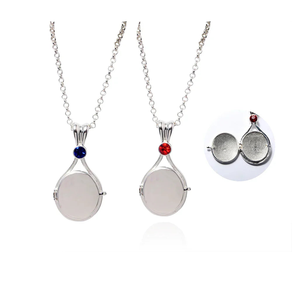 Fashionable H2O Mermaid Openable and Closable Pendant Necklace