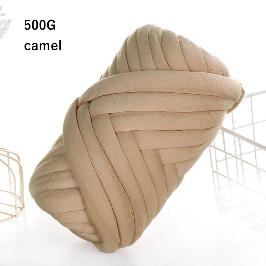 500g/1kg Thick Chunky Yarn Cored Cotton Wool Tube