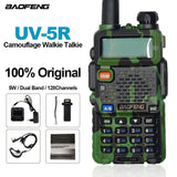 BAOFENG Original UV-5R Camouflage Walkie Talkie BF-UV5R Portable