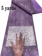 Luxury African Lace Fabric High Quality French Guipure