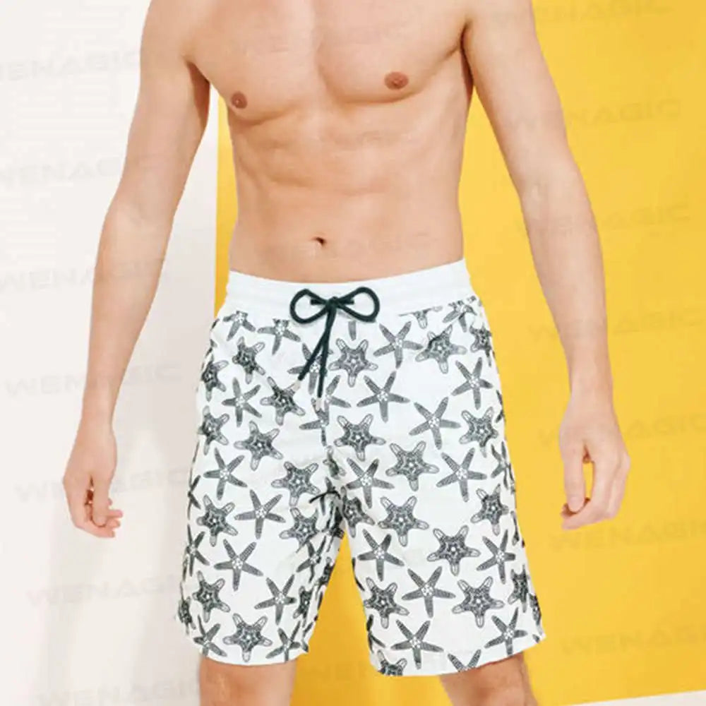 New Summer Men Swimwear Swim Trunks Beach Board