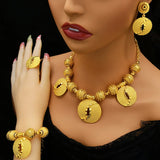 ANIID Africa Luxury Round Ball Jewelry Sets For