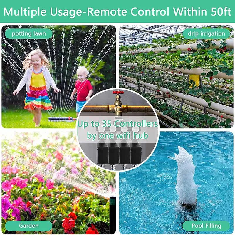 New Design 4 AA Batery Powered Garden Smart