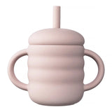 Baby Silicone Cup Portable Drinking Straw Cup Children