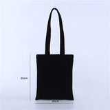Large Capacity Canvas Shoulder Handbag Folding EcoFriendly Cotton