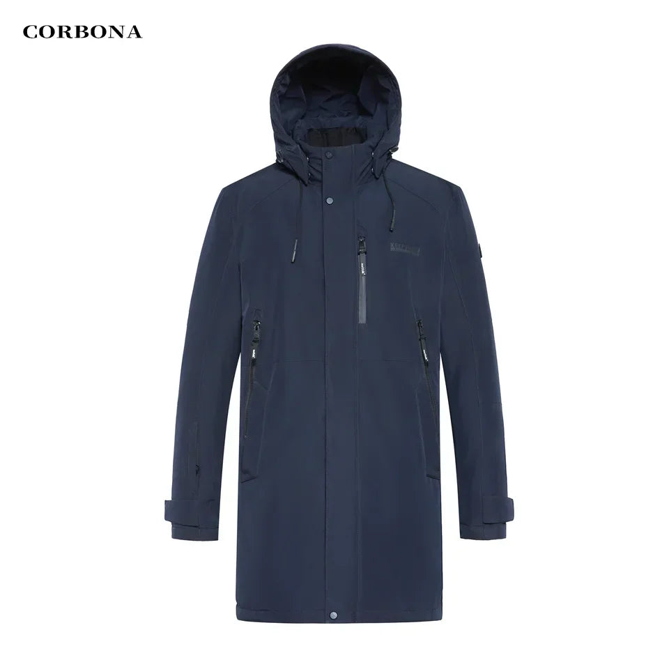 CORBONA 2023 New Men Winter Jacket Oversized Warm