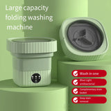 6L Portable Foldable Washing Machine Mini Underwear Sock