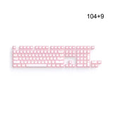 104 Keys Keycaps ABS Silicone Backlights Cap Set