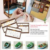 DIY book corner set 3D wooden puzzle furniture
