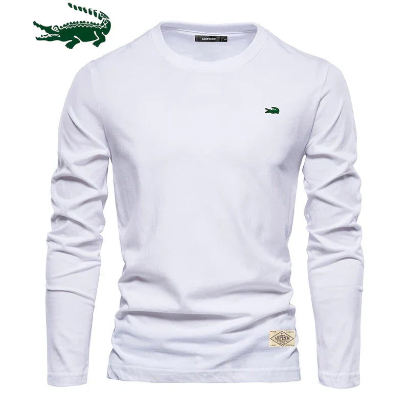 100% Cotton Long Sleeve T Shirt For Men