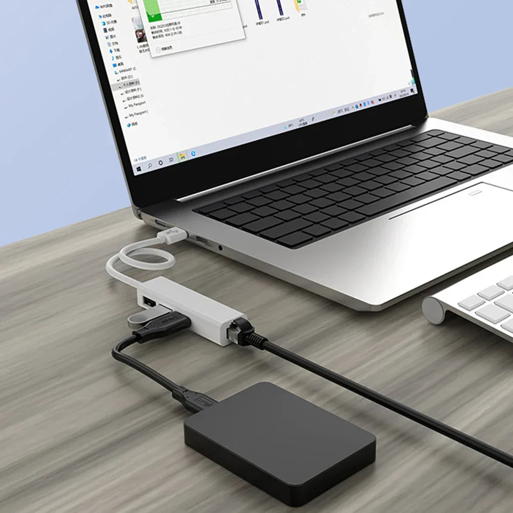 Network Card USB Type-C Ethernet Adapter USB TYPE-C