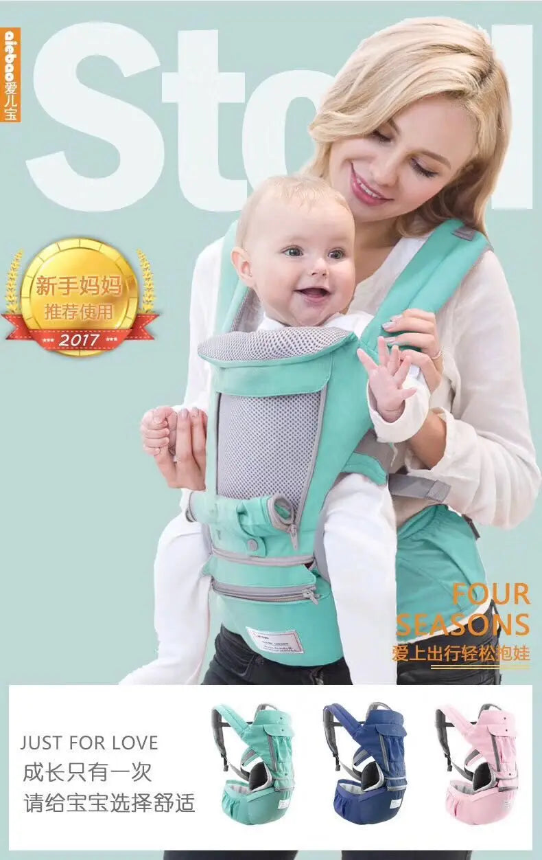 Baby Hipseat Kangaroo Rucksack Mochila Breathable Ergonomic Baby