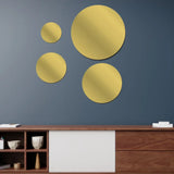 10-30CM Round Mirror Wall Sticker Decal Home Decor