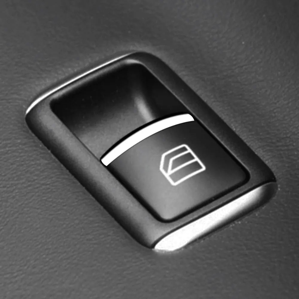 7Pcs ABS Chrome Car Door Window Lift Button