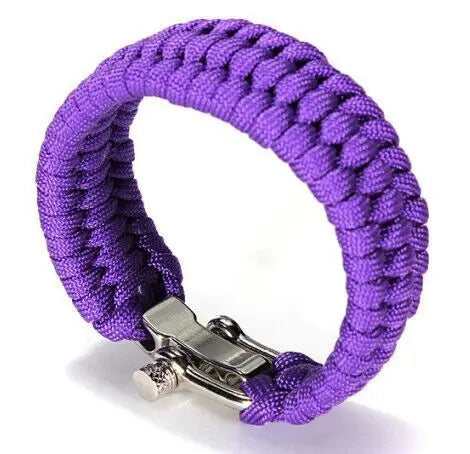 Braided Paracord Bracelets for Men Women Outdoor Camping