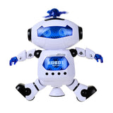 Kids Music Robot Toys Rotating Dance With LED