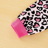 hibobi Spring 2-Piece Cute Cat Girl Round Neck