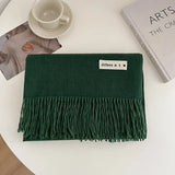 Luxury Brand Wool Scarf For Women Men Solid