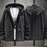 Hooded Light Jacket Men 2023 Summer Sun Protection