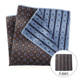 Men Pocket Square Light Coffee Beige Handkerchief Men