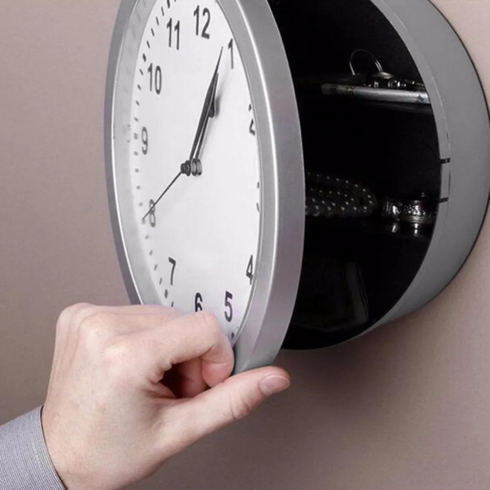 Hidden safe Large Wall Clock safety box secret