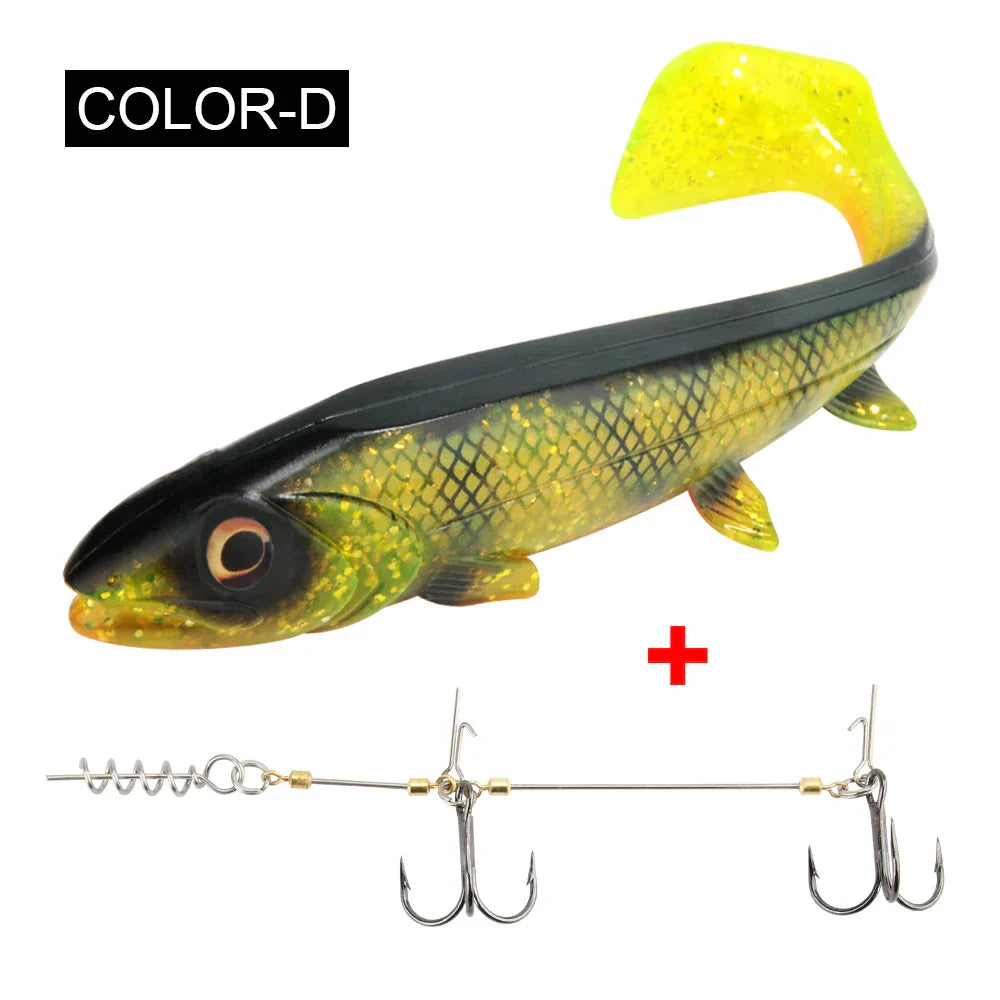 Spinpoler Big Fish Soft Fishing Lure With Stinger