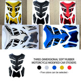 For Honda Yamaha Tankpad Sticker Fishbone 3D Tank