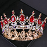 Baroque Crystal Tiaras And Crowns Rhinestone Prom Diadem