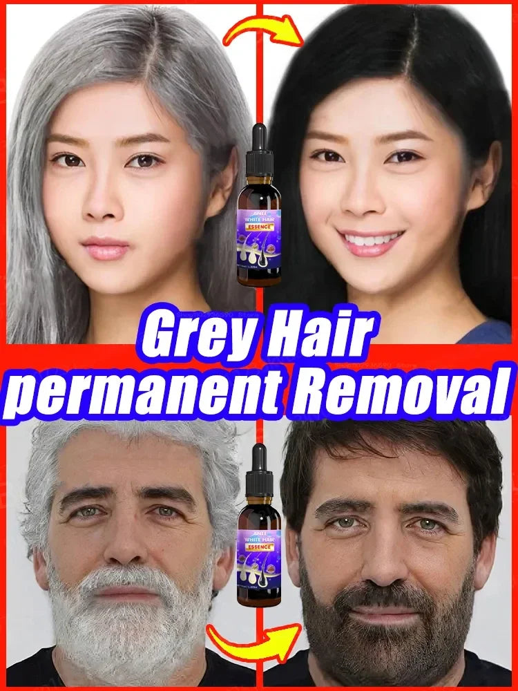 Natural Anti Gray Hair Serum - Repair White